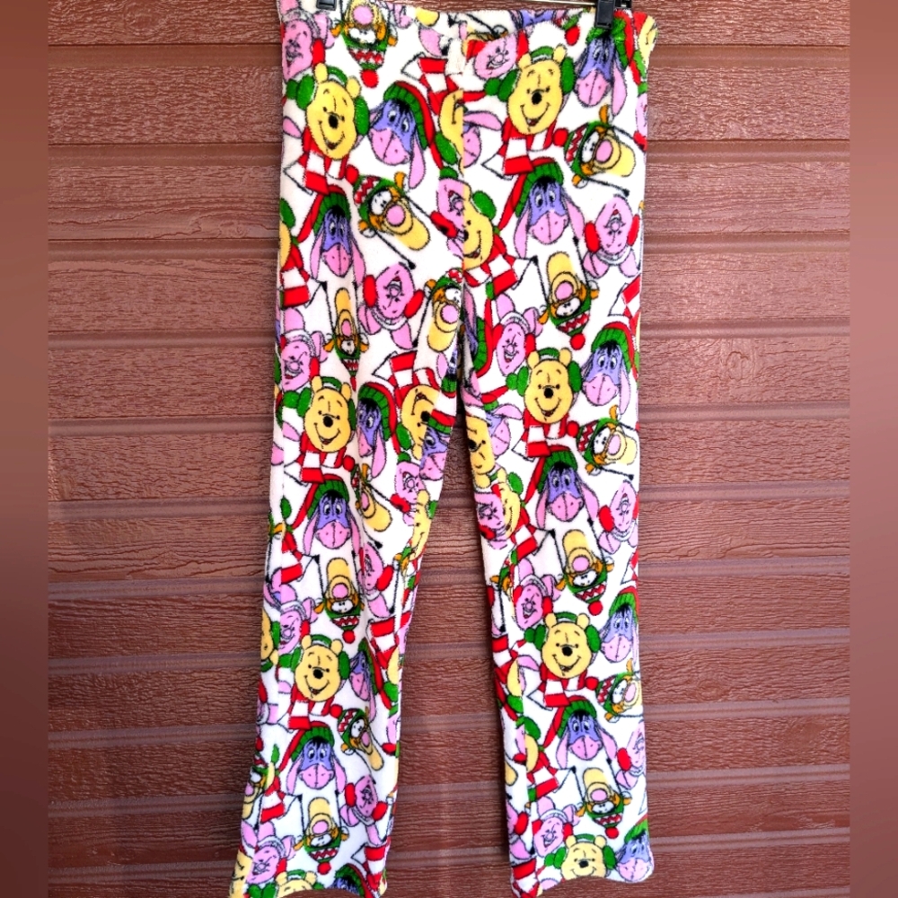 🖖 Disney 🖖 Winnie the Pooh Xmas fleece plush pajama pants